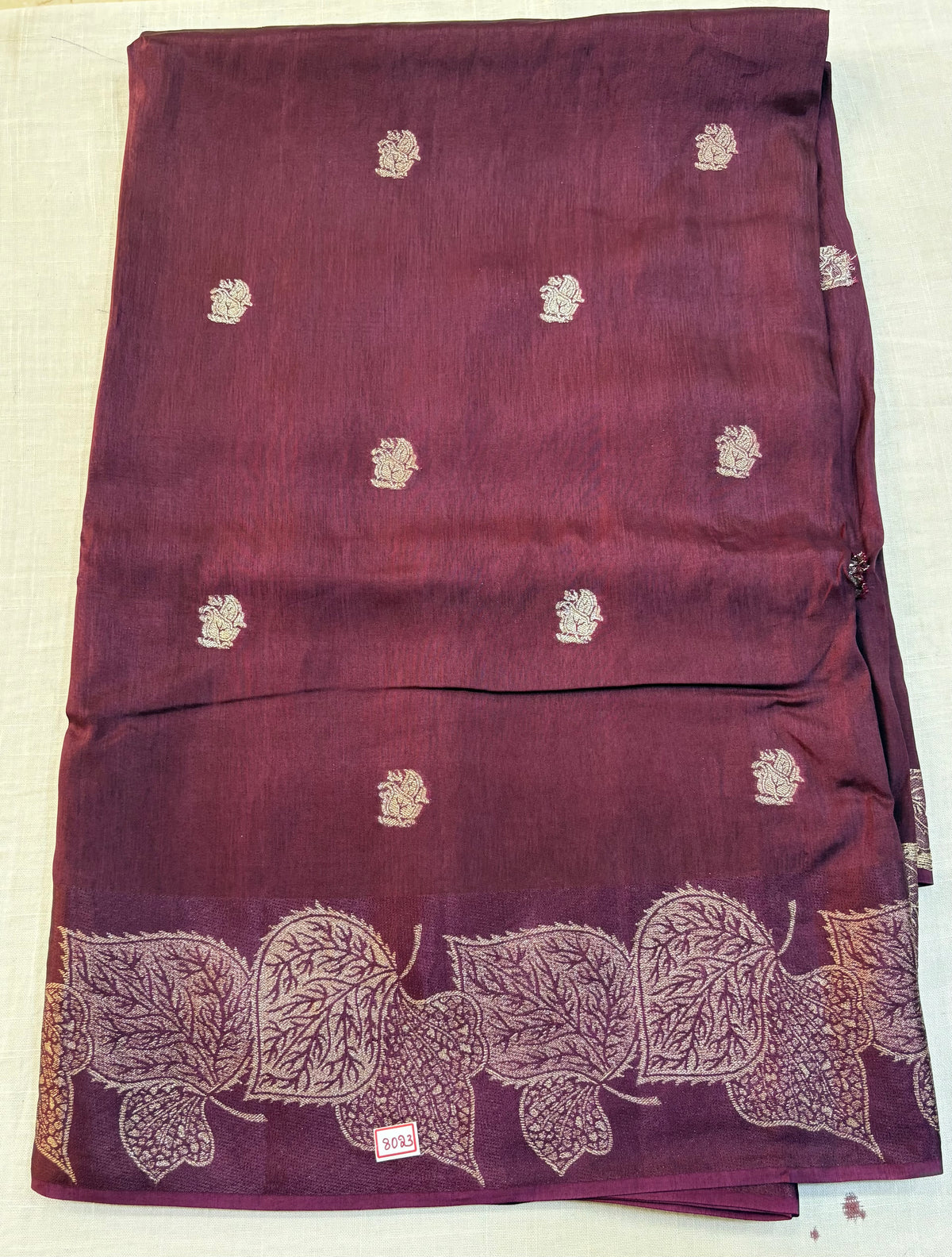 Russian crepe saree