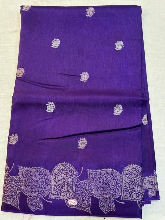 Russian crepe saree
