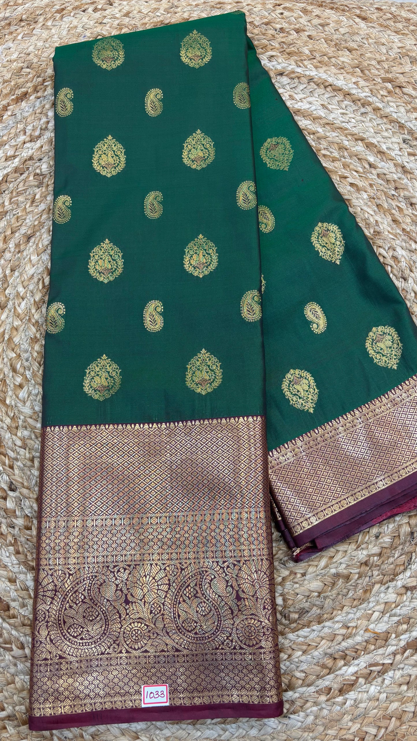 Semi Kanchi Butta Sarees