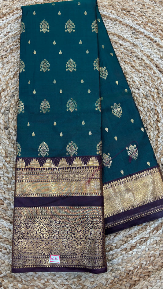 Semi Kanchi Butta Sarees