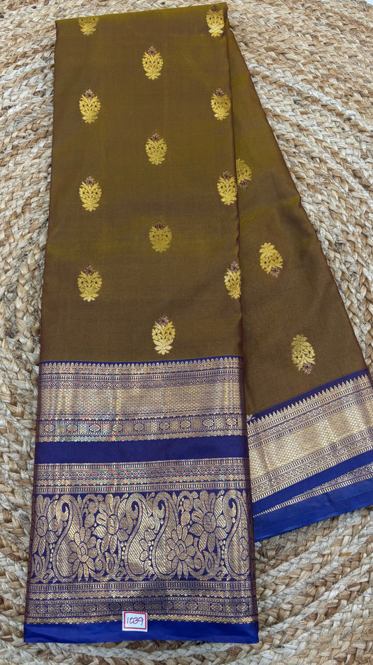 Semi Kanchi Butta Sarees