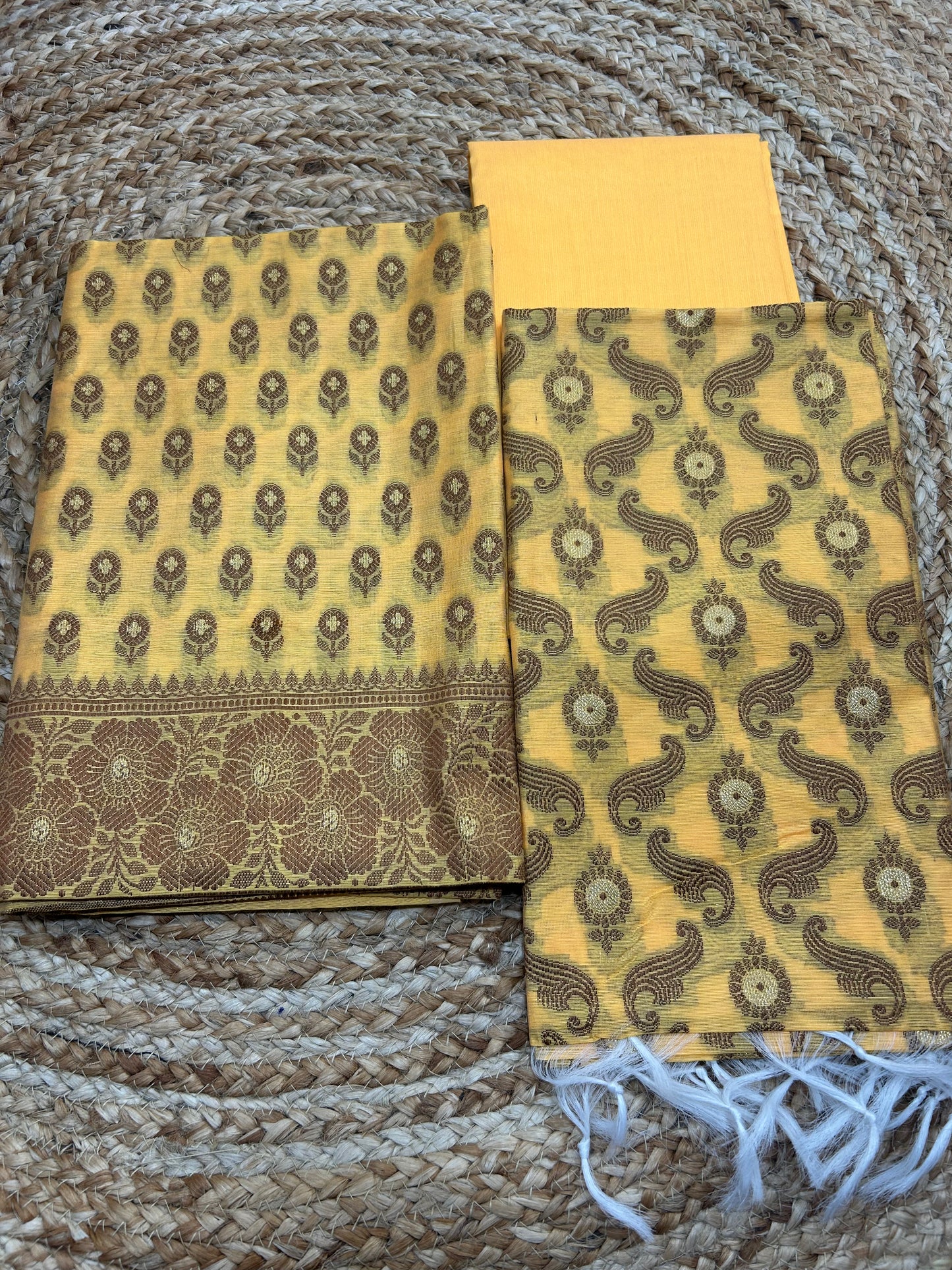 Banaras Cotton Dress Material