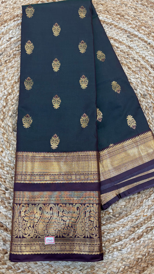 Semi Kanchi Butta Sarees