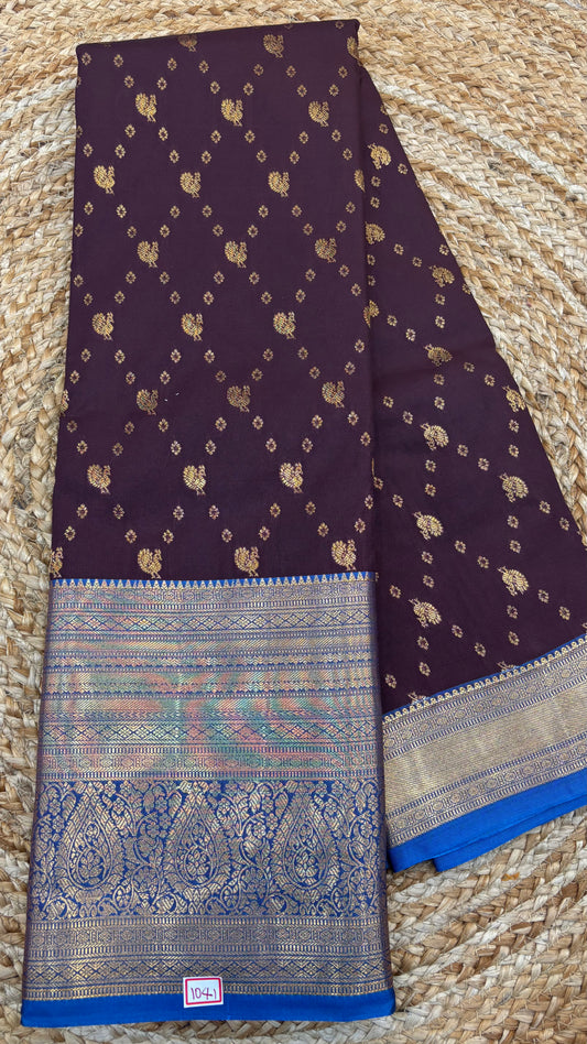 Semi Kanchi Butta Sarees