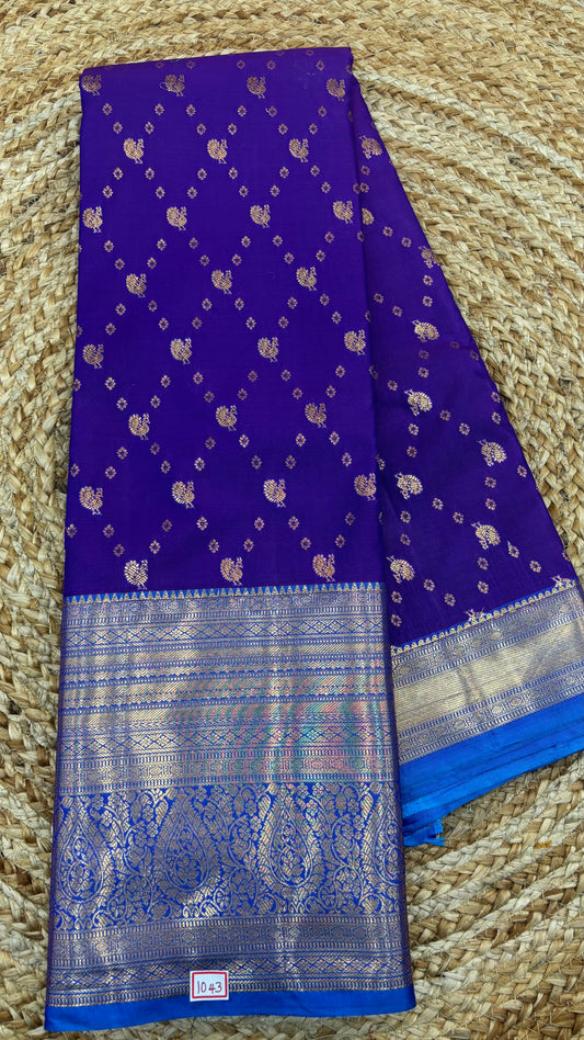 Semi Kanchi Butta Sarees