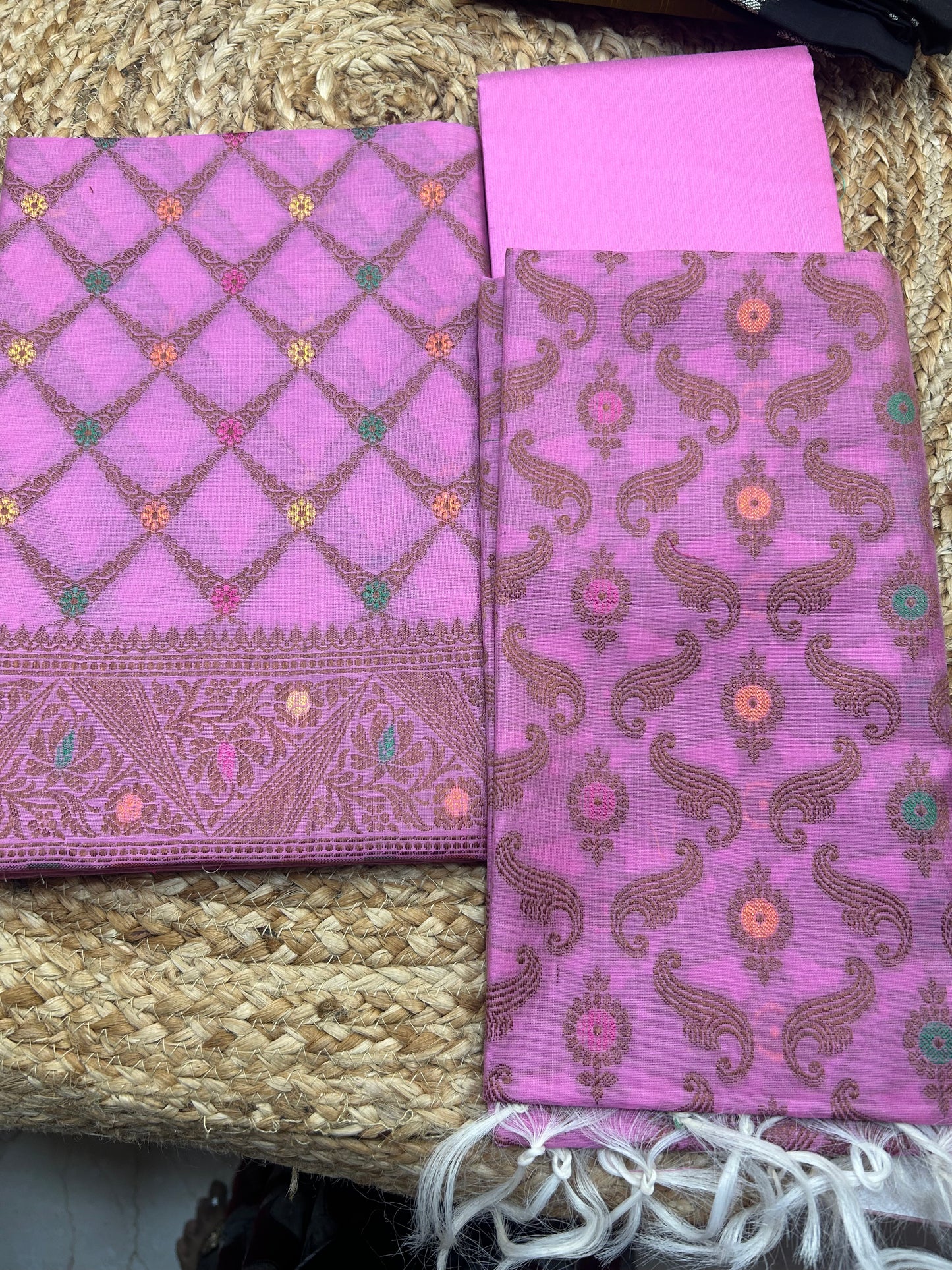 Banaras Cotton Dress Material