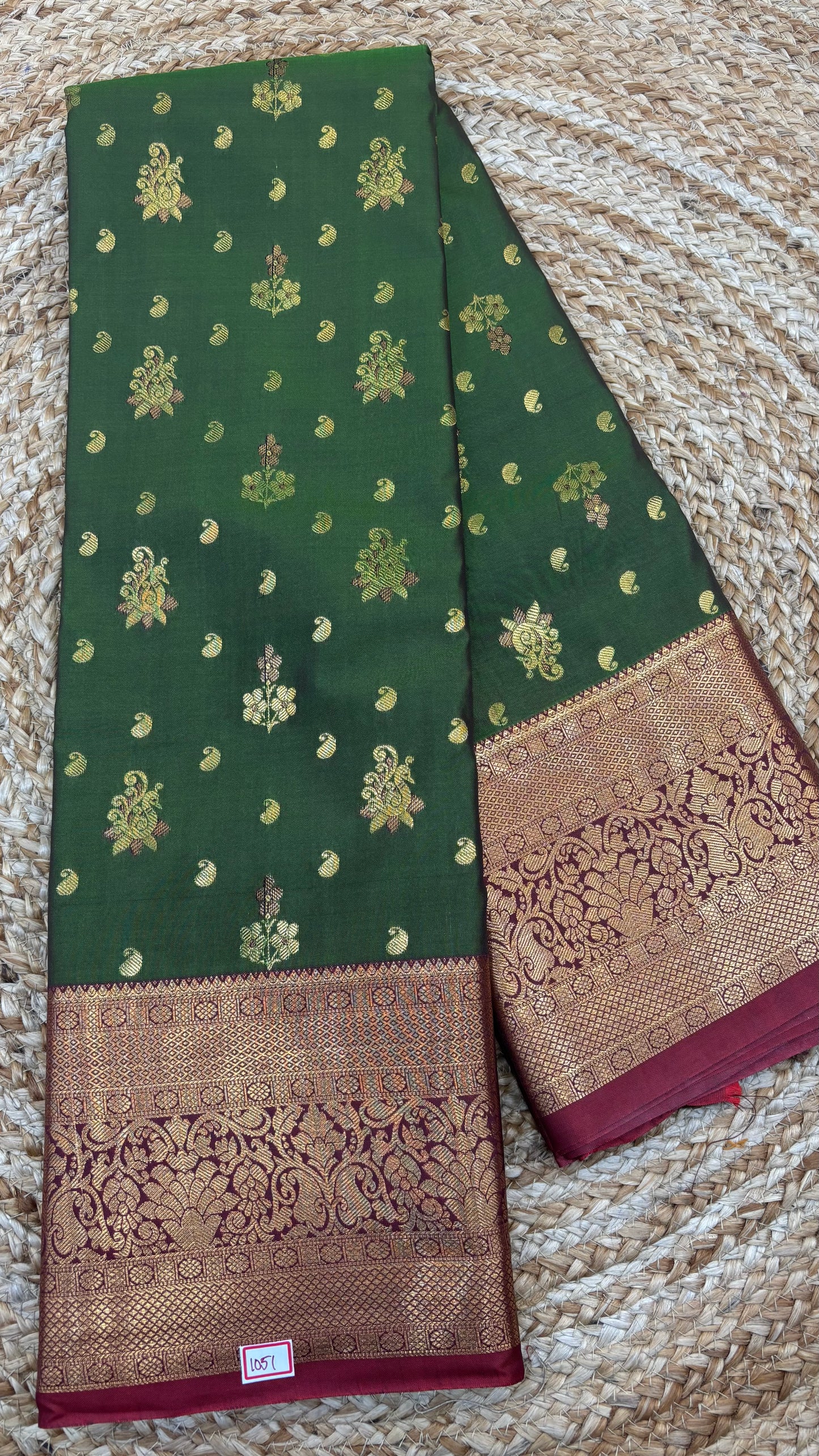 Semi Kanchi Butta Sarees