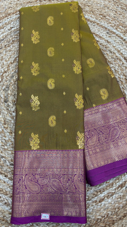 Semi Kanchi Butta Sarees