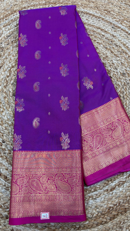 Semi Kanchi Butta Sarees
