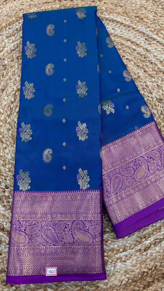 Semi Kanchi Butta Sarees