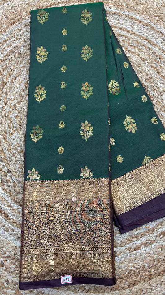Semi Kanchi Butta Sarees