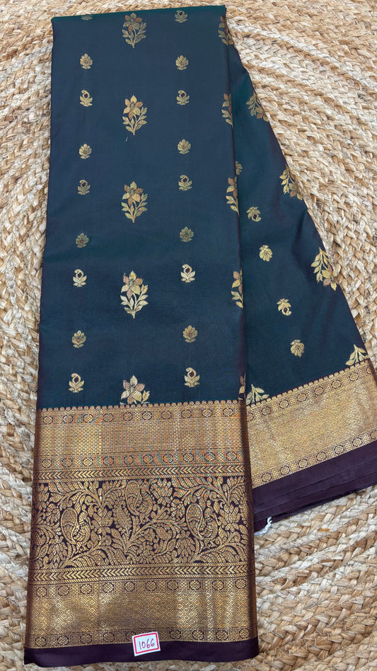 Semi Kanchi Butta Sarees