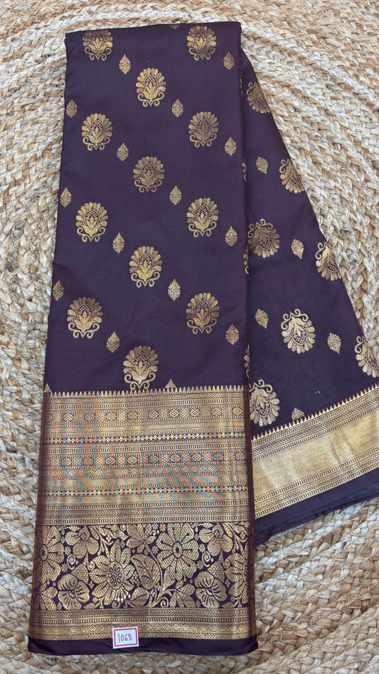 Semi Kanchi Butta Sarees