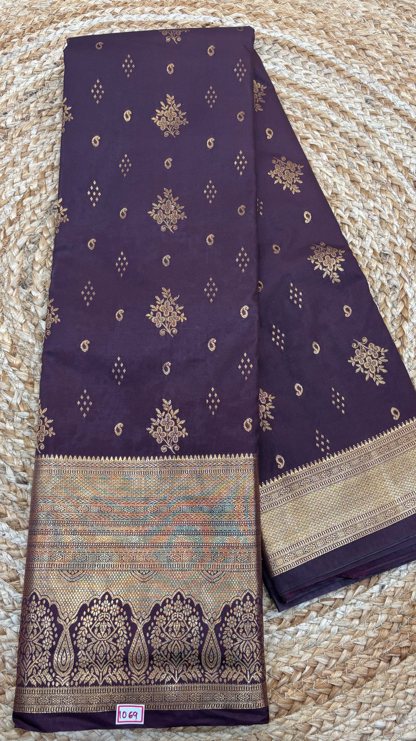 Semi Kanchi Butta Sarees