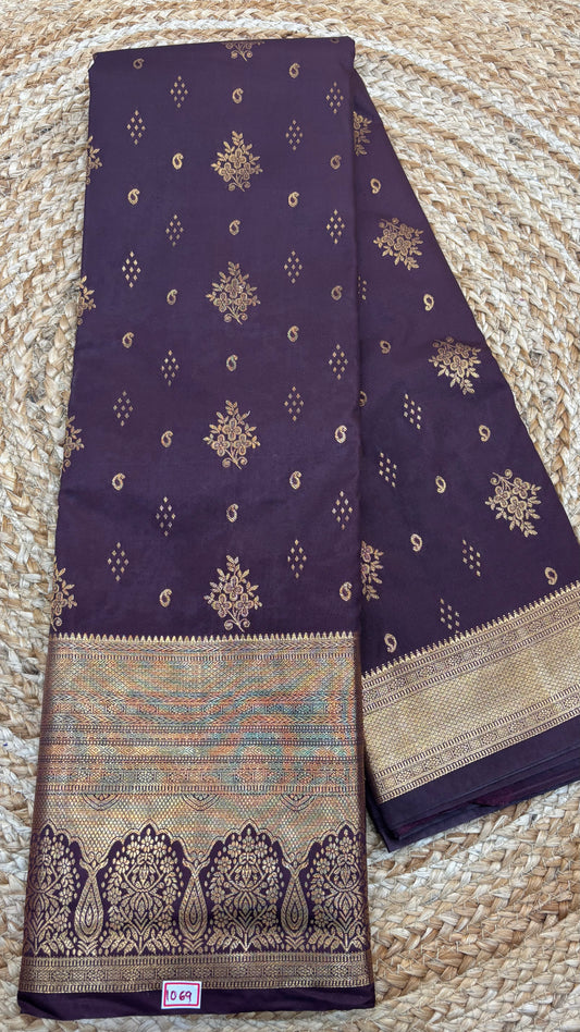Semi Kanchi Butta Sarees