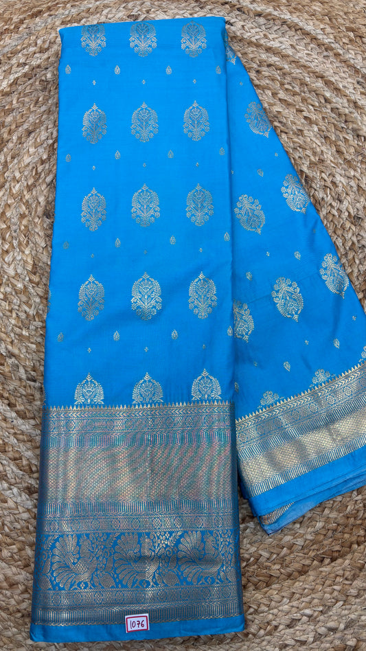 Semi Kanchi Butta Sarees