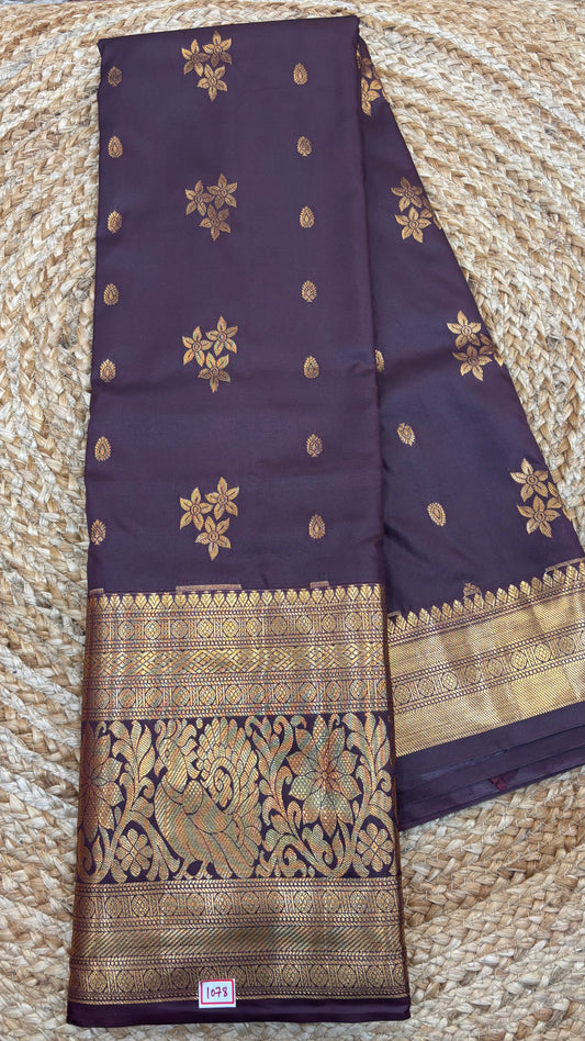 Semi Kanchi Butta Sarees