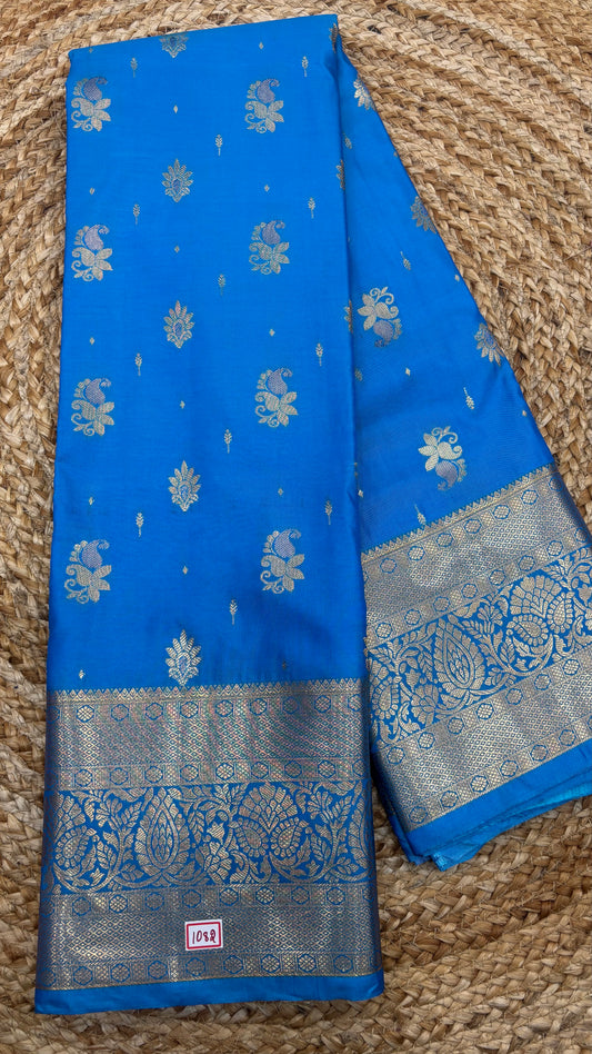 Semi Kanchi Butta Sarees