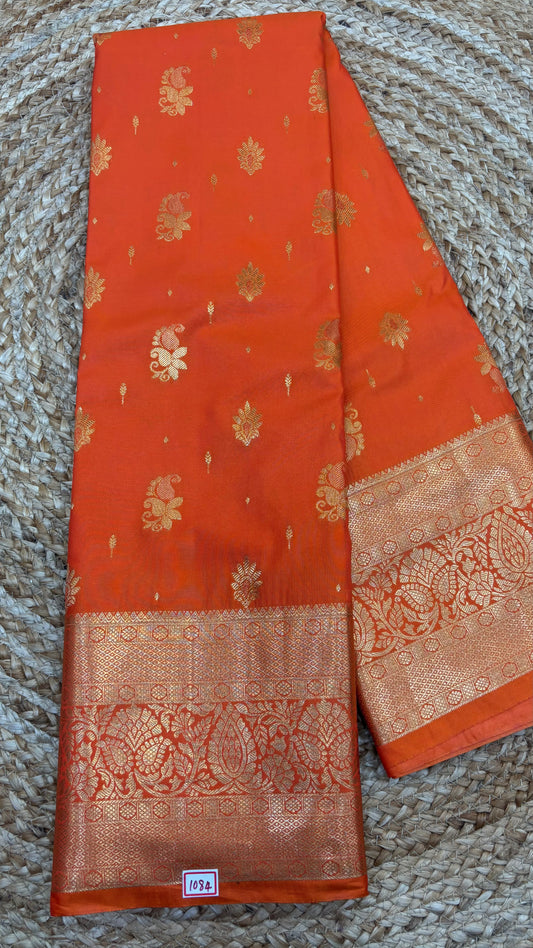 Semi Kanchi Butta Sarees