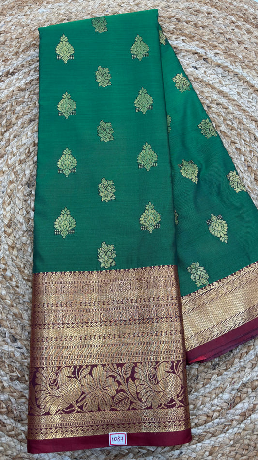 Semi Kanchi Butta Sarees
