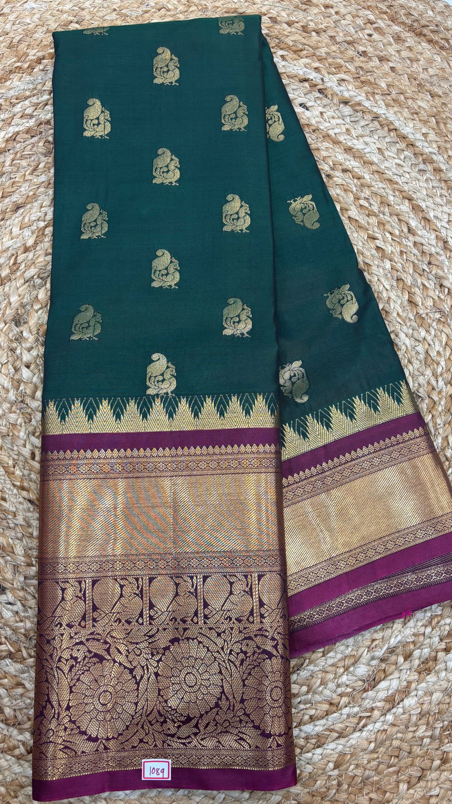 Semi Kanchi Butta Sarees