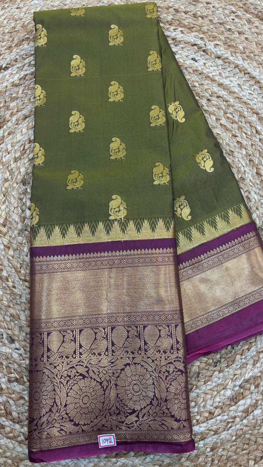 Semi Kanchi Butta Sarees