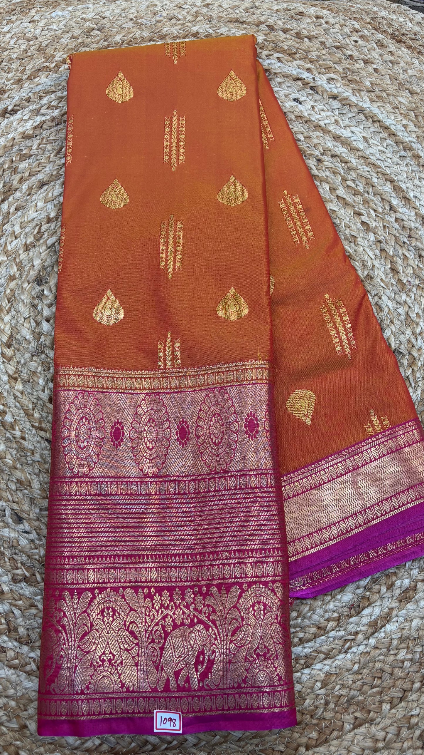 Semi Kanchi Butta Sarees