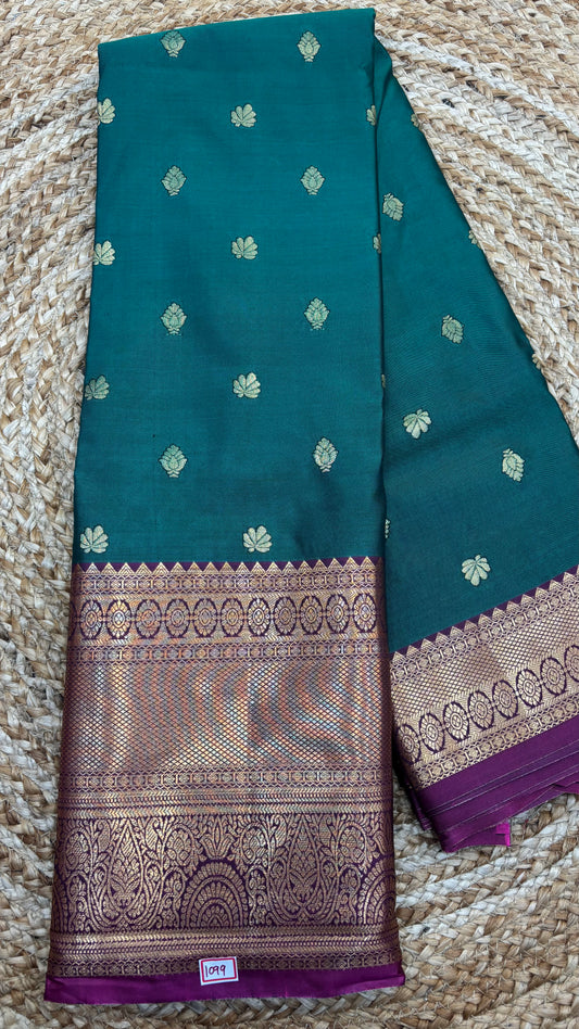 Semi Kanchi Butta Sarees