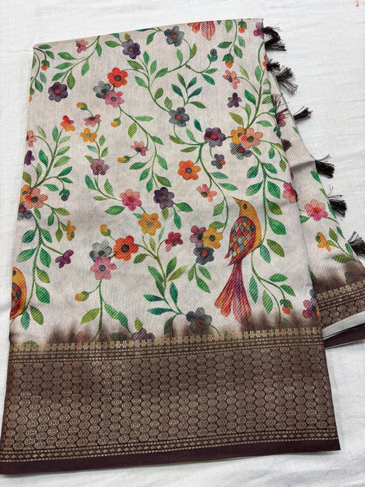 Fancy Soft silk Saree