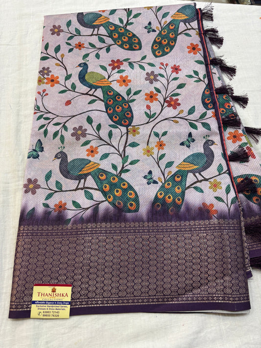 Fancy Soft silk Saree