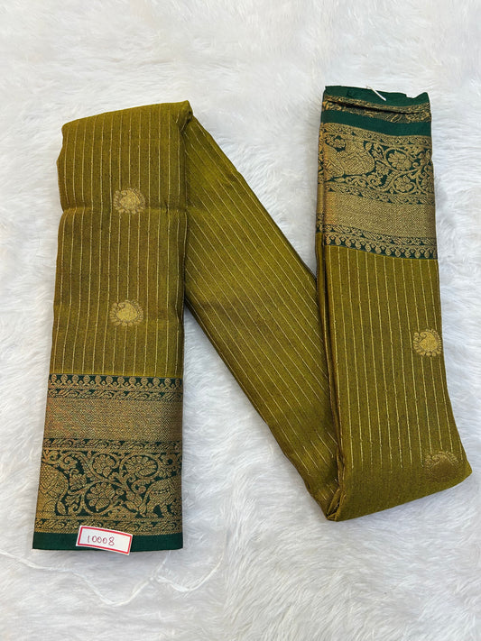 Semi Gadwal Sico Small Border Saree