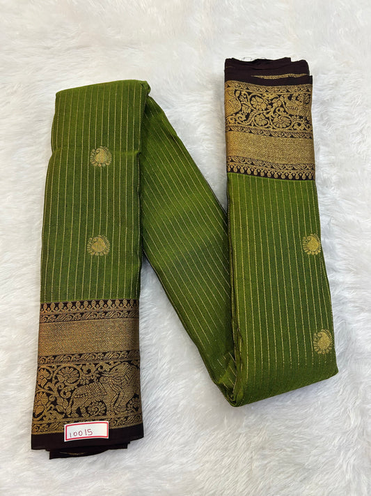 Semi Gadwal Sico Small Border Saree