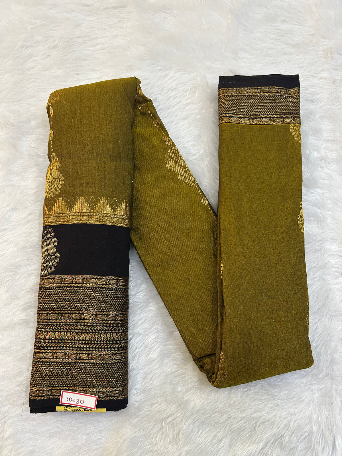 Semi Gadwal Sico Small Border Saree