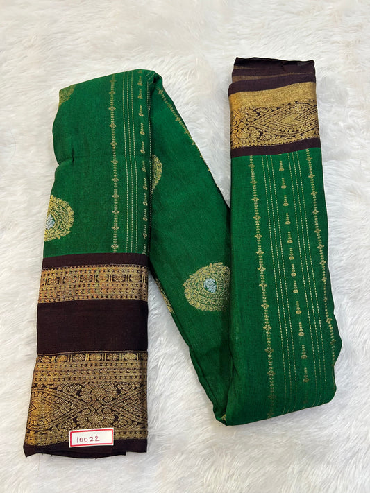 Semi Gadwal Sico Small Border Saree