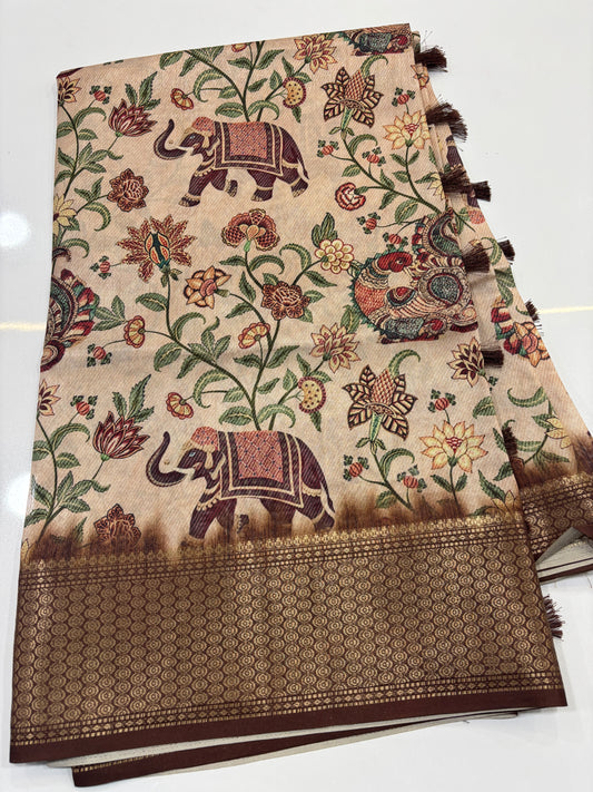 Fancy Soft silk Saree