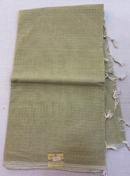 Cotton checks saree