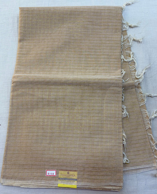Cotton checks saree