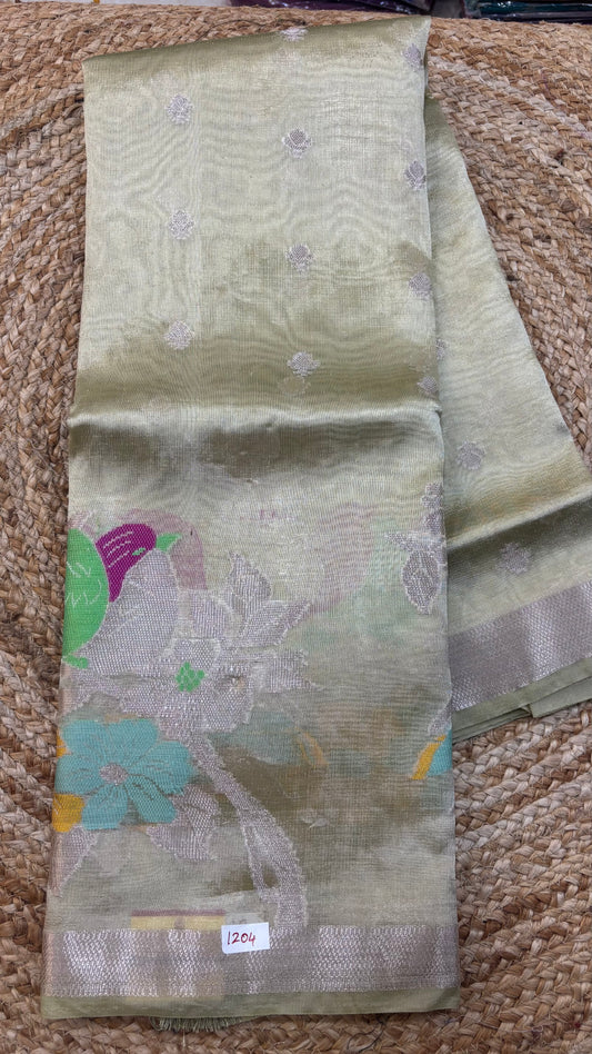 Paper Silk Jamdani sarees