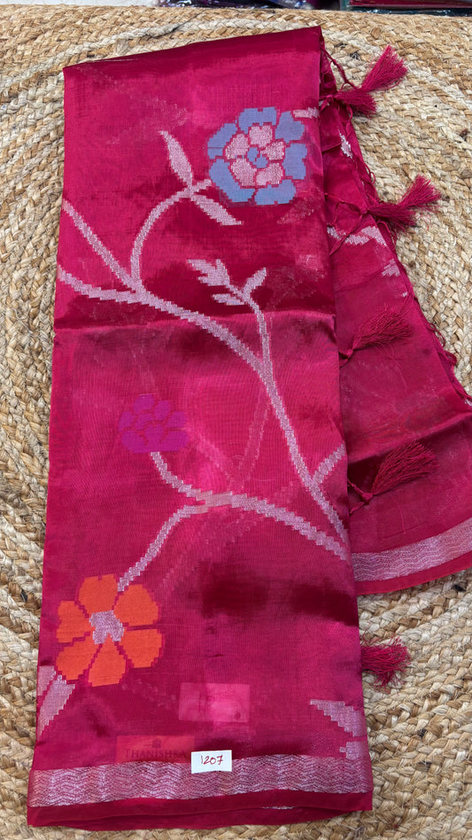 Paper Silk Jamdani sarees