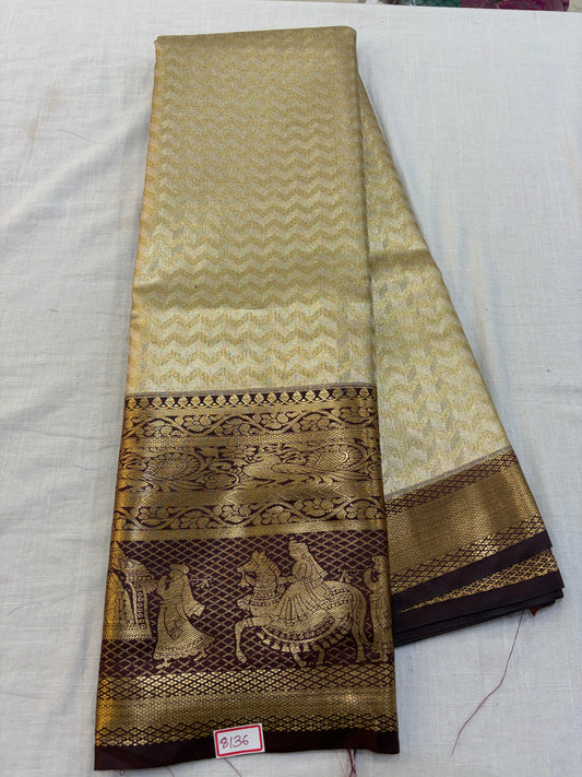 Bridal Tissue Semi Kanchi Pattu Saree
