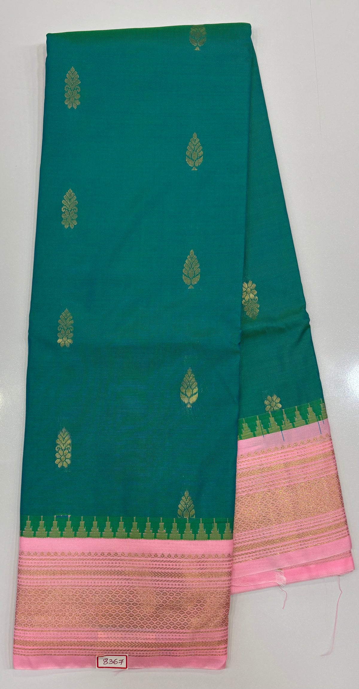 Semi Gadwal Silk Small border