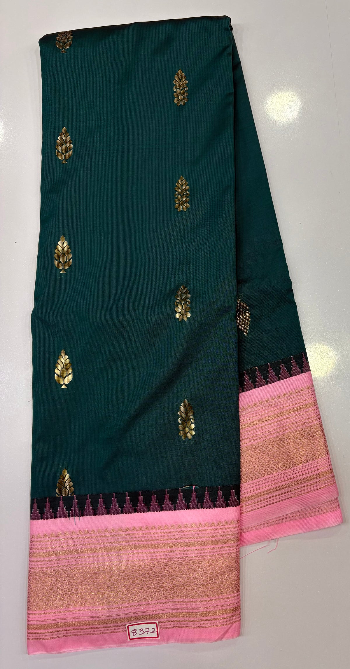 Semi Gadwal Silk Small border