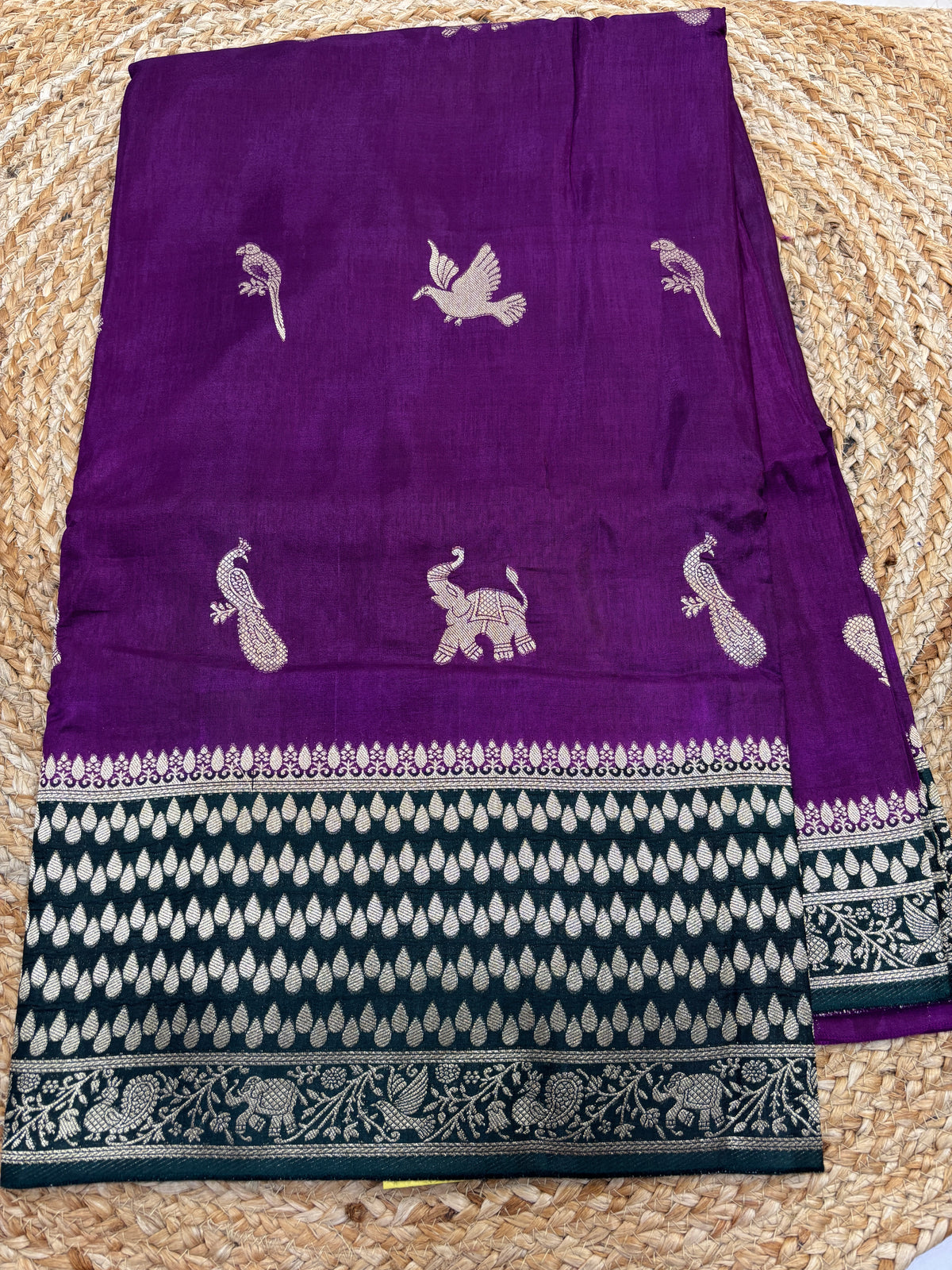 Russian Crepe Saree