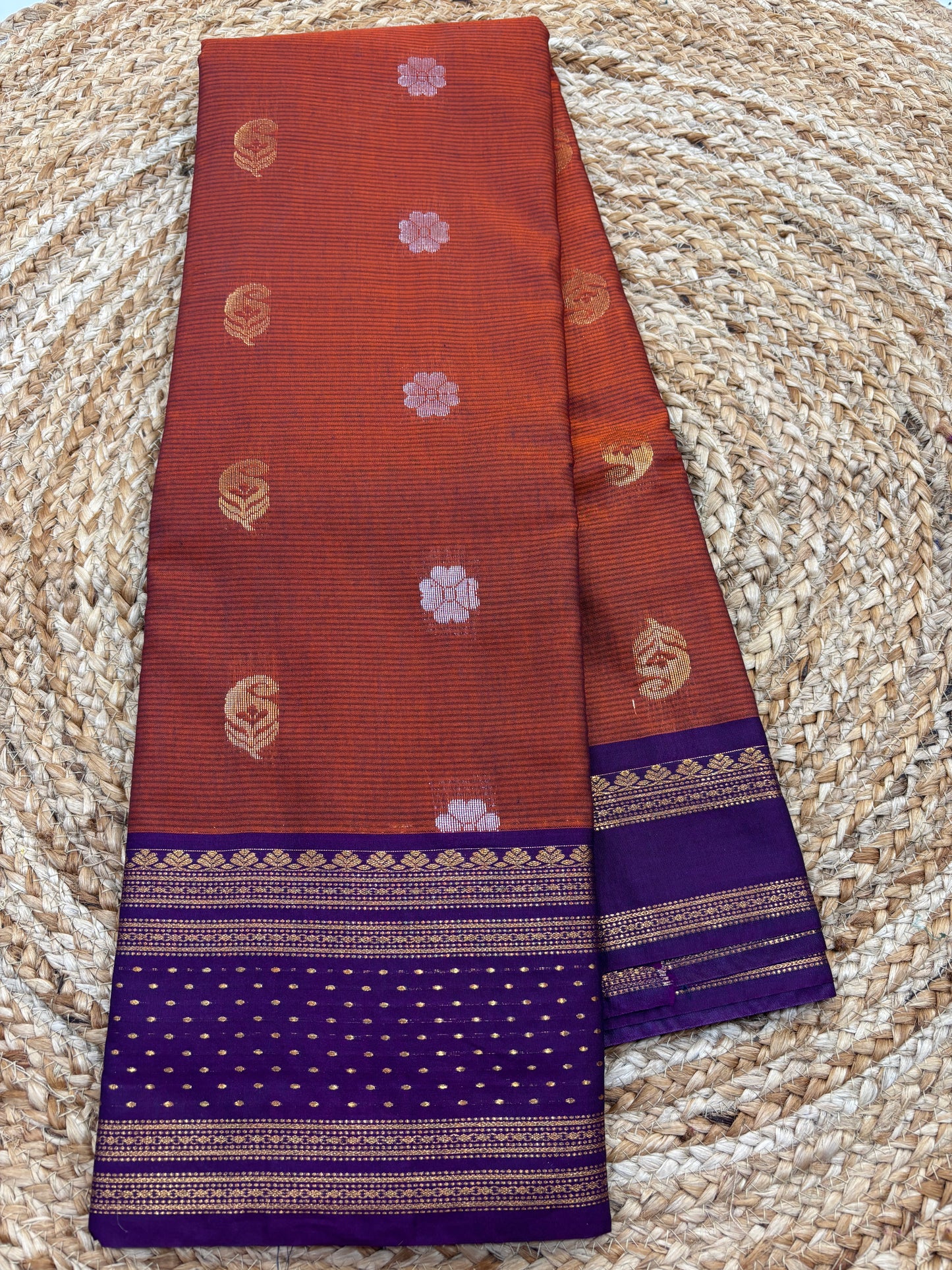 Semi Gadwal Gadwal Sico Vintage saree