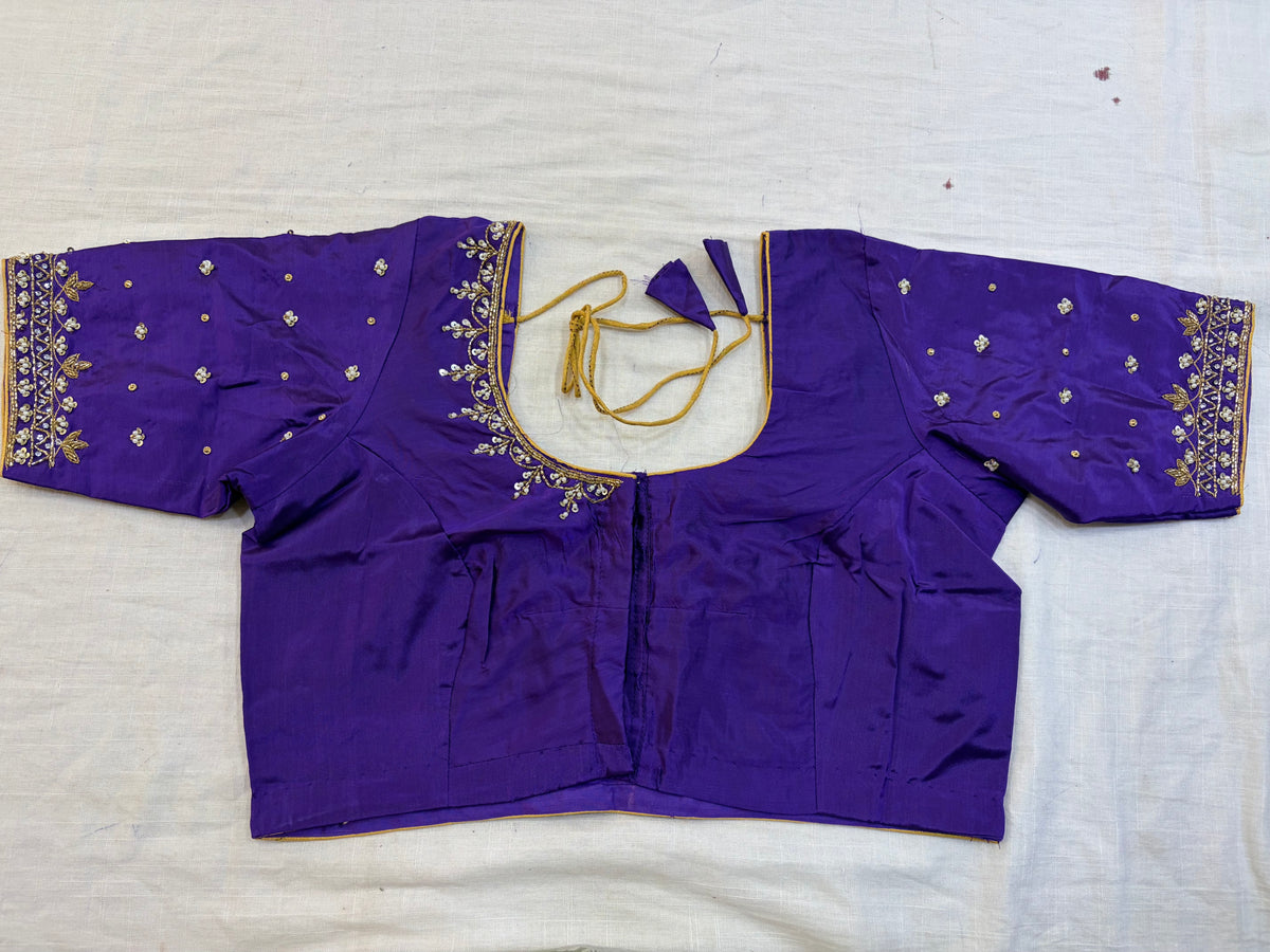 Readymade Maggam work blouse - Fully Stitched