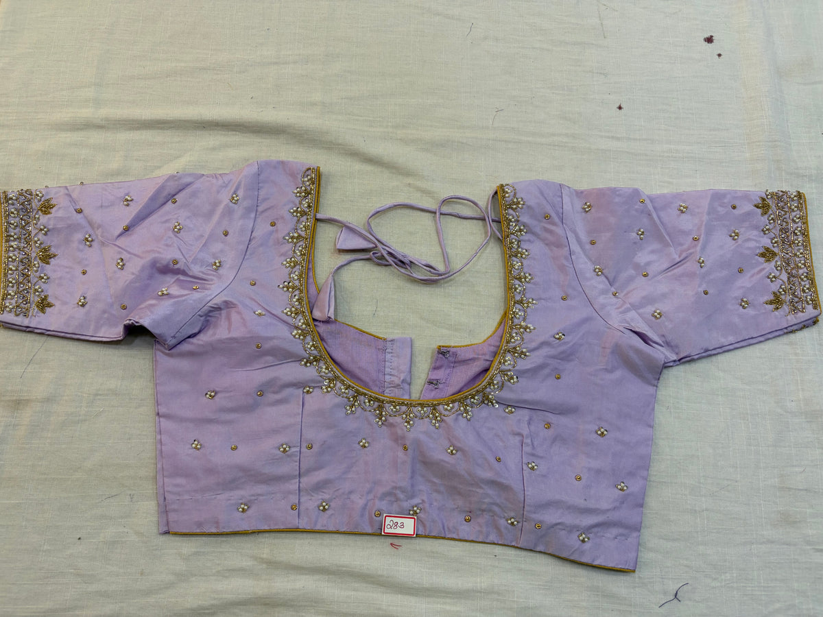 Readymade Maggam work blouse - Fully Stitched