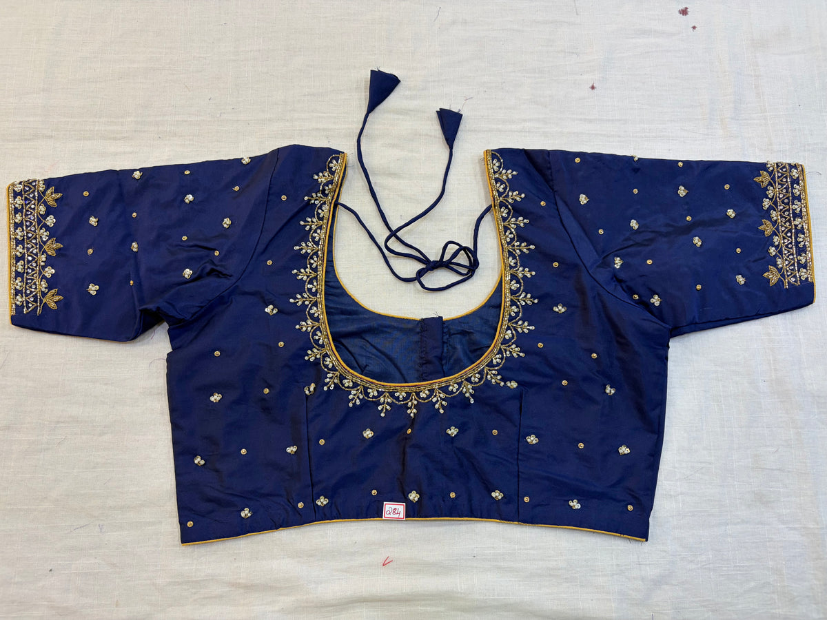 Readymade Maggam work blouse - Fully Stitched