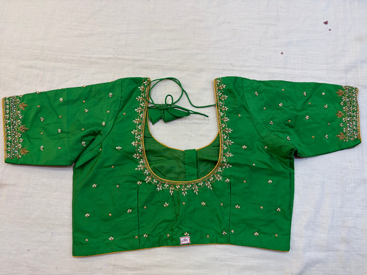 Readymade Maggam work blouse - Fully Stitched