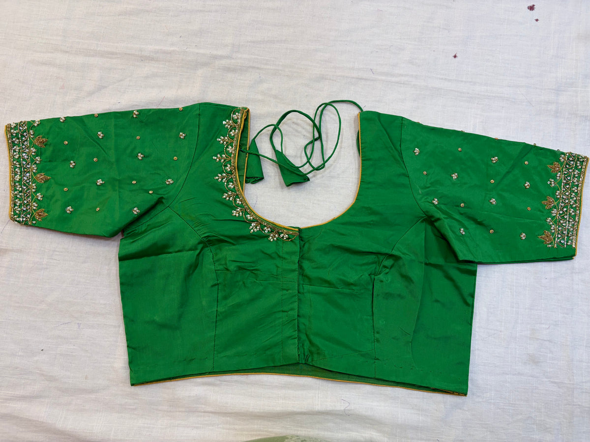 Readymade Maggam work blouse - Fully Stitched
