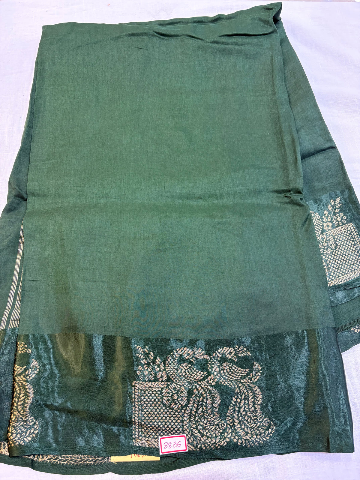 HO Satin Border Saree
